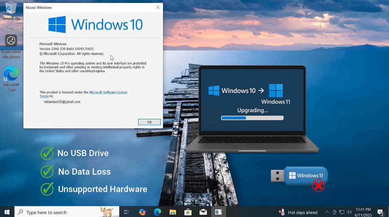 Windows 10 auf 11 aktualisieren