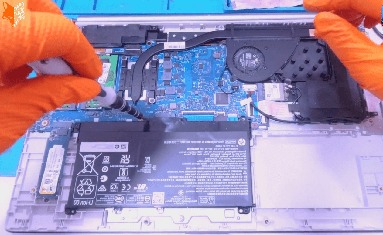 HP laptop Display Austausch