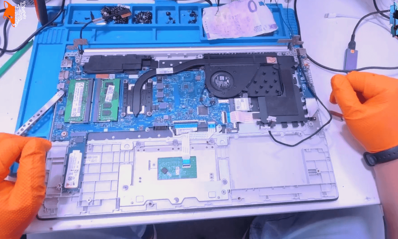 HP laptop Display Austausch