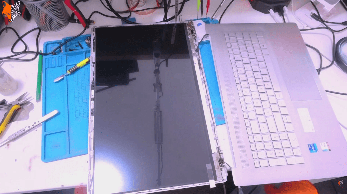 HP laptop Display Austausch