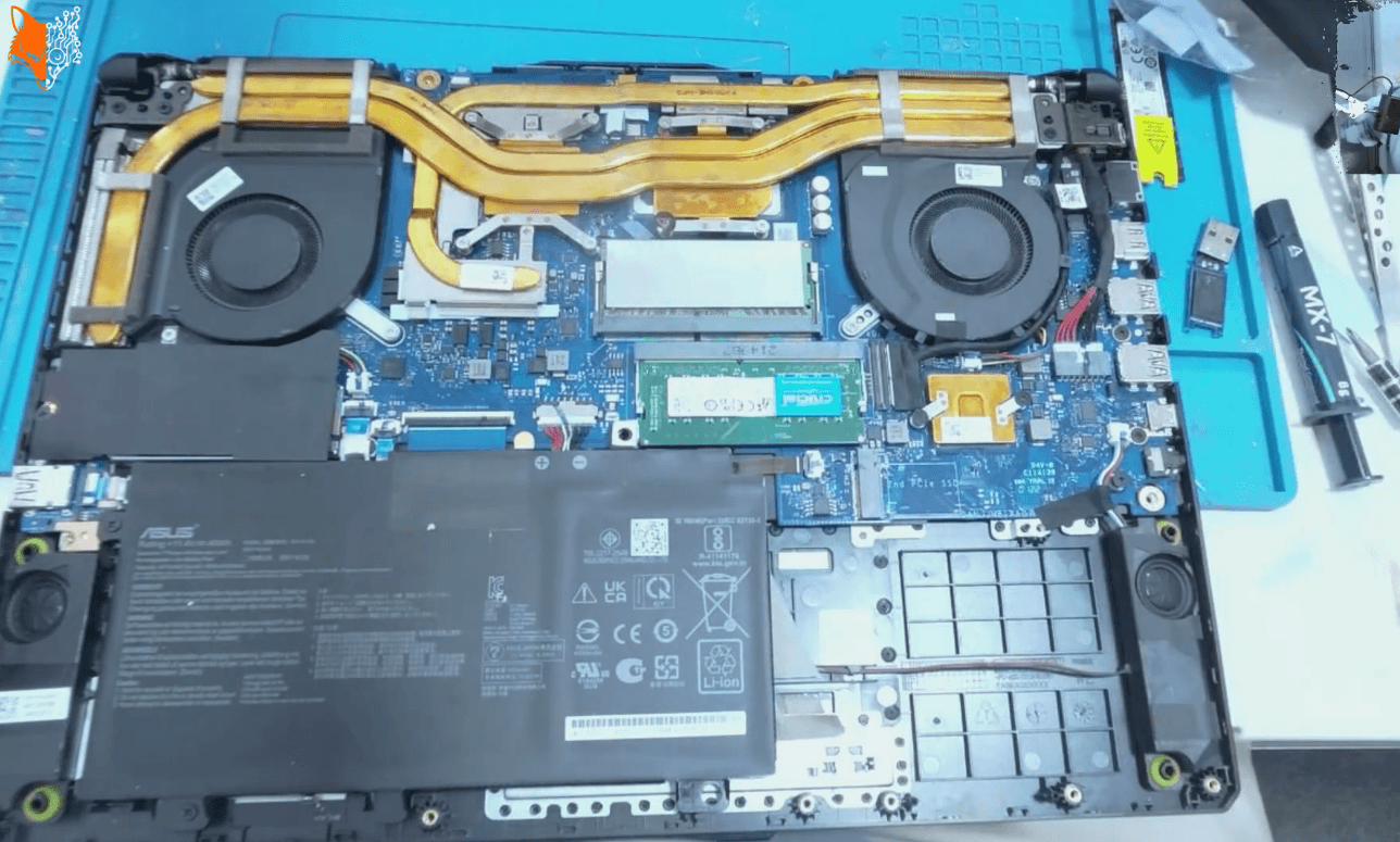 Asus TUF Gaming F15 Thermalpads wechseln