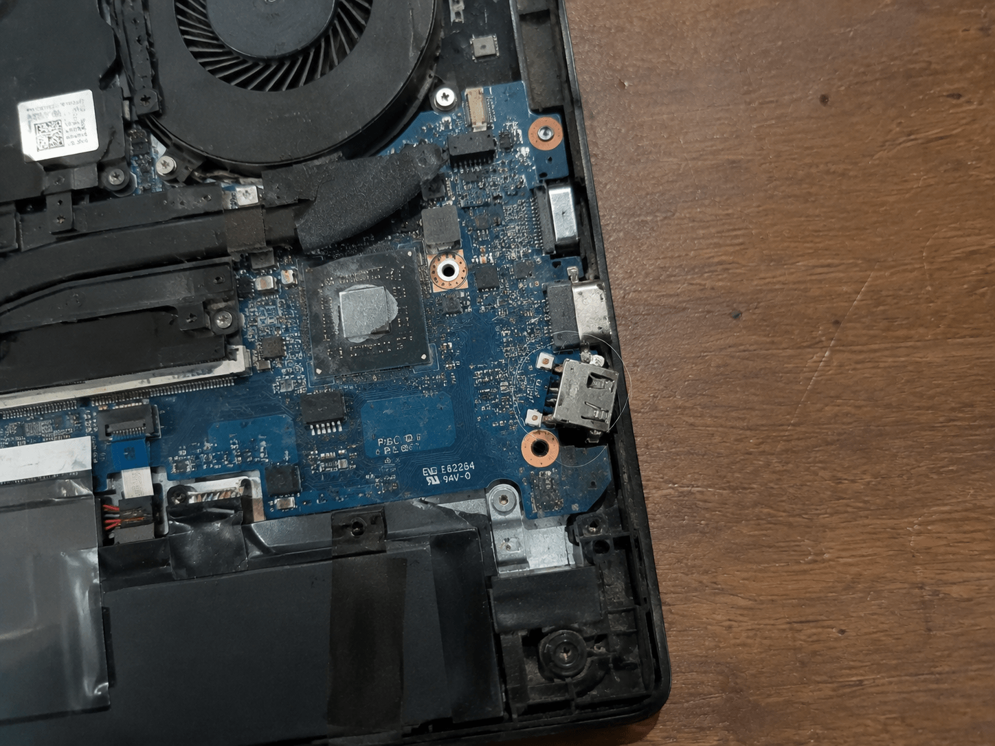 Ladeanschluss für Laptops