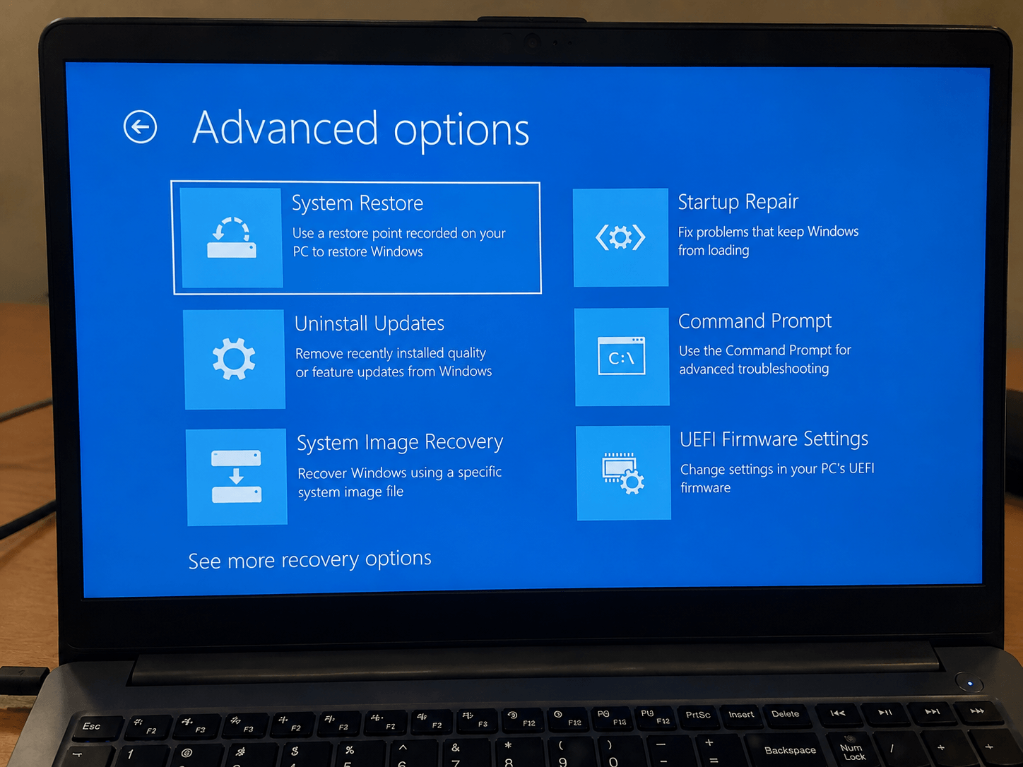 Surface Laptop Boot-Schleife