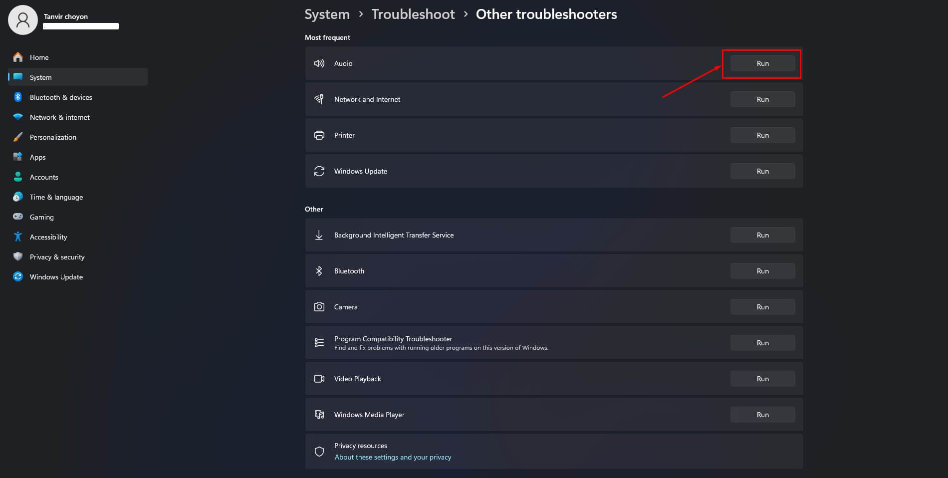 Windows Audio Probleme