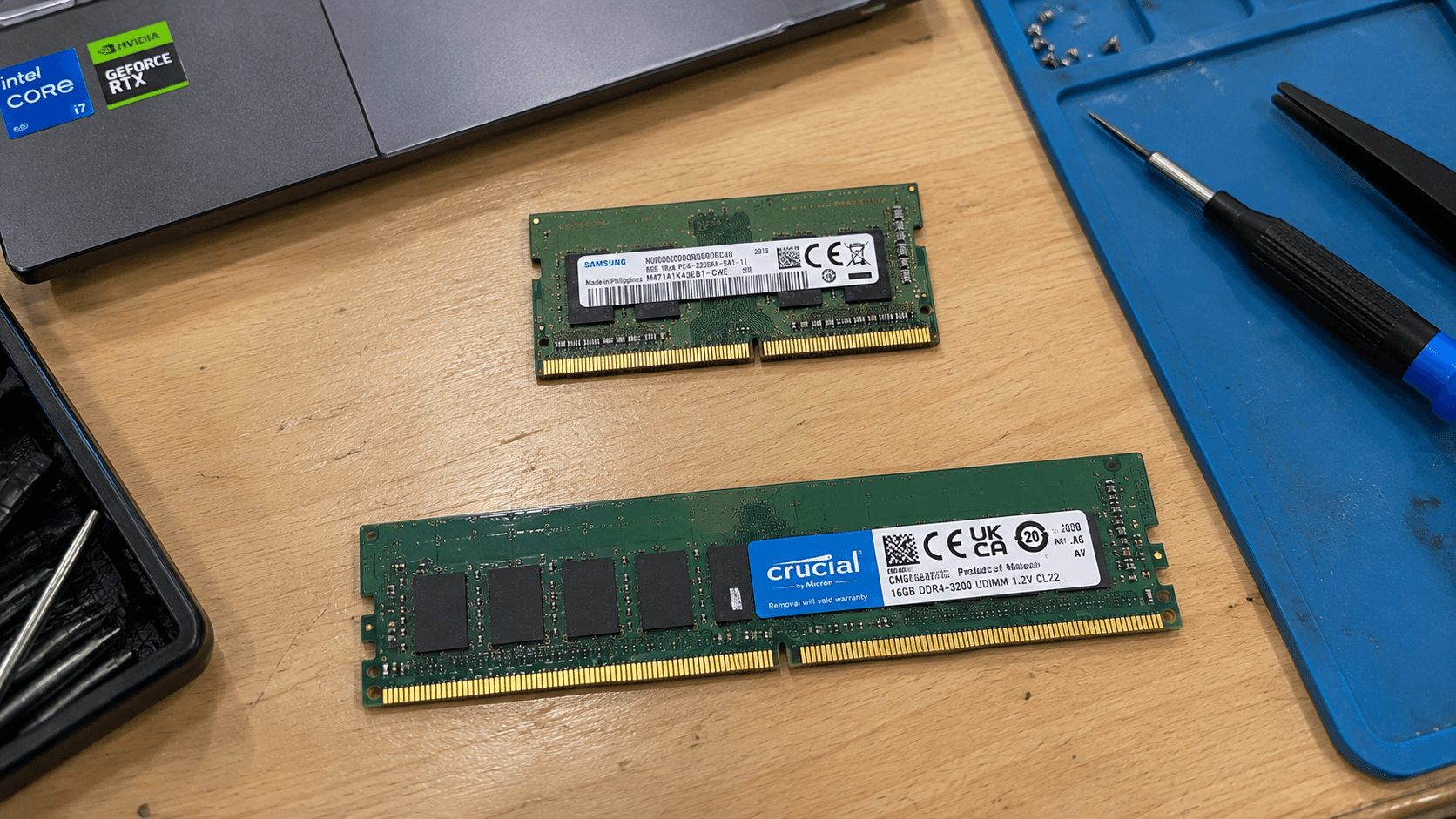 Laptop RAM defekt